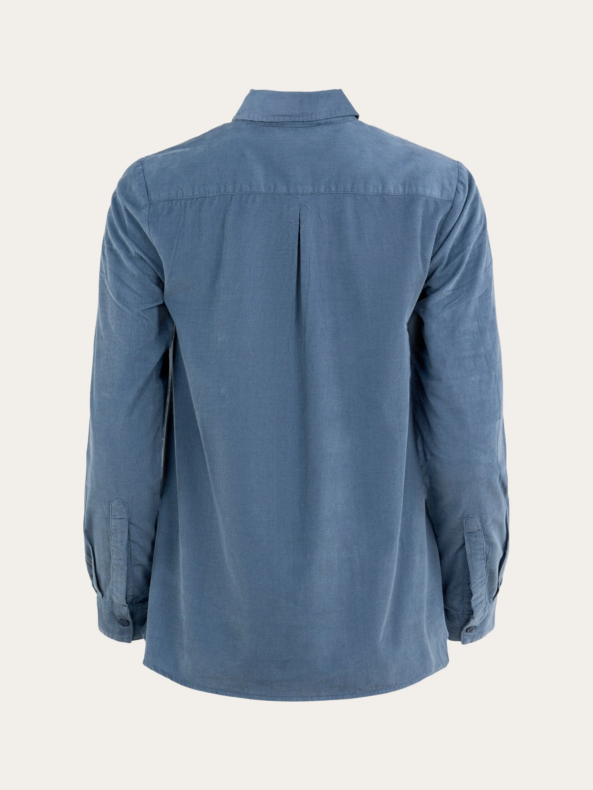 A-shape Corduroy shirt - China Blue