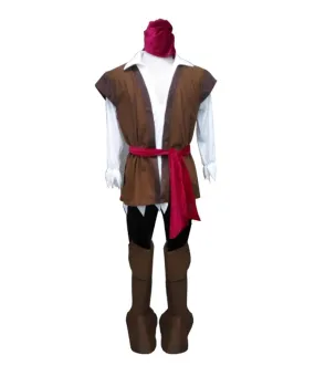 Adult Men's Rogne Pirate Costume |  Brown Cosplay Costume