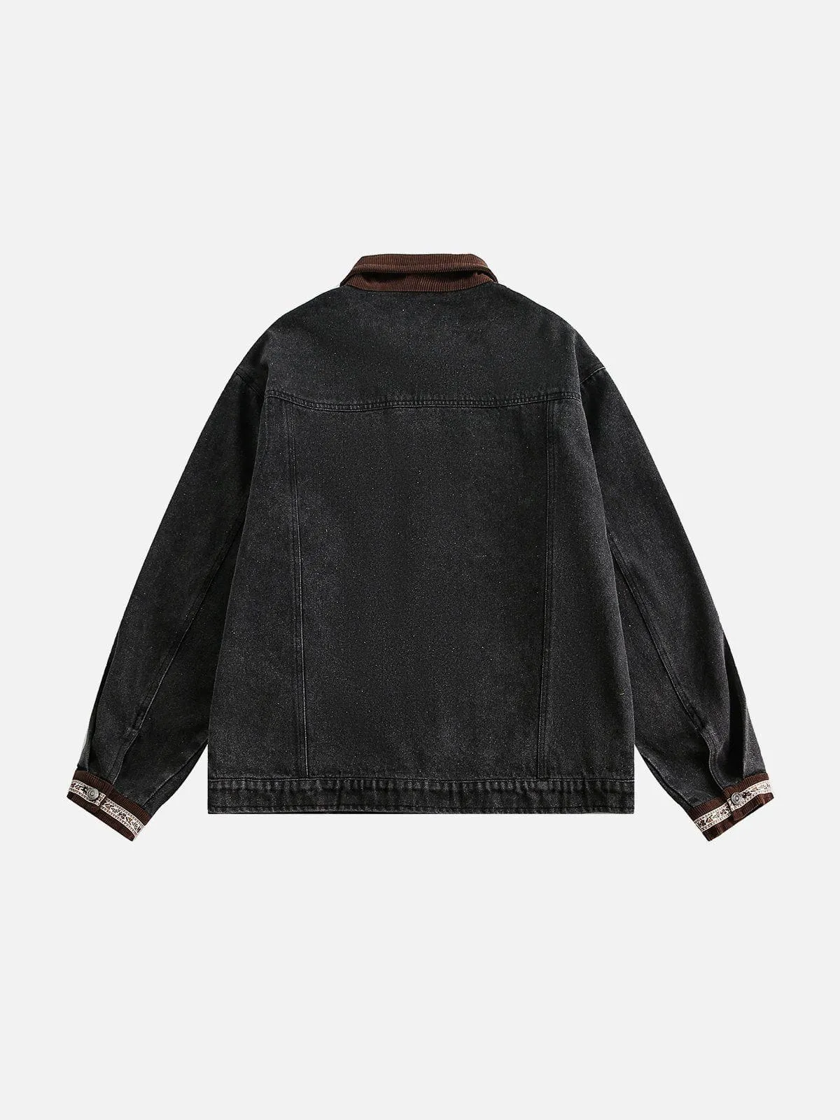 Aelfric Eden Corduroy Patchwork Denim Jacket