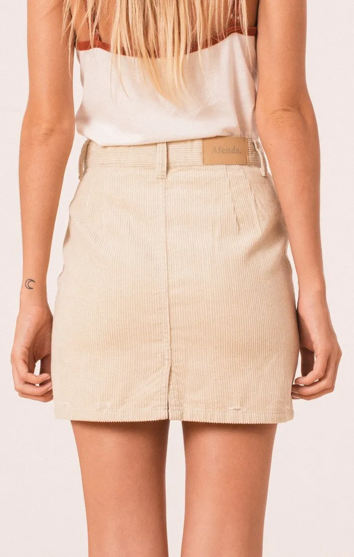 Afends Womens Beat Chevy - High Waisted Skirt