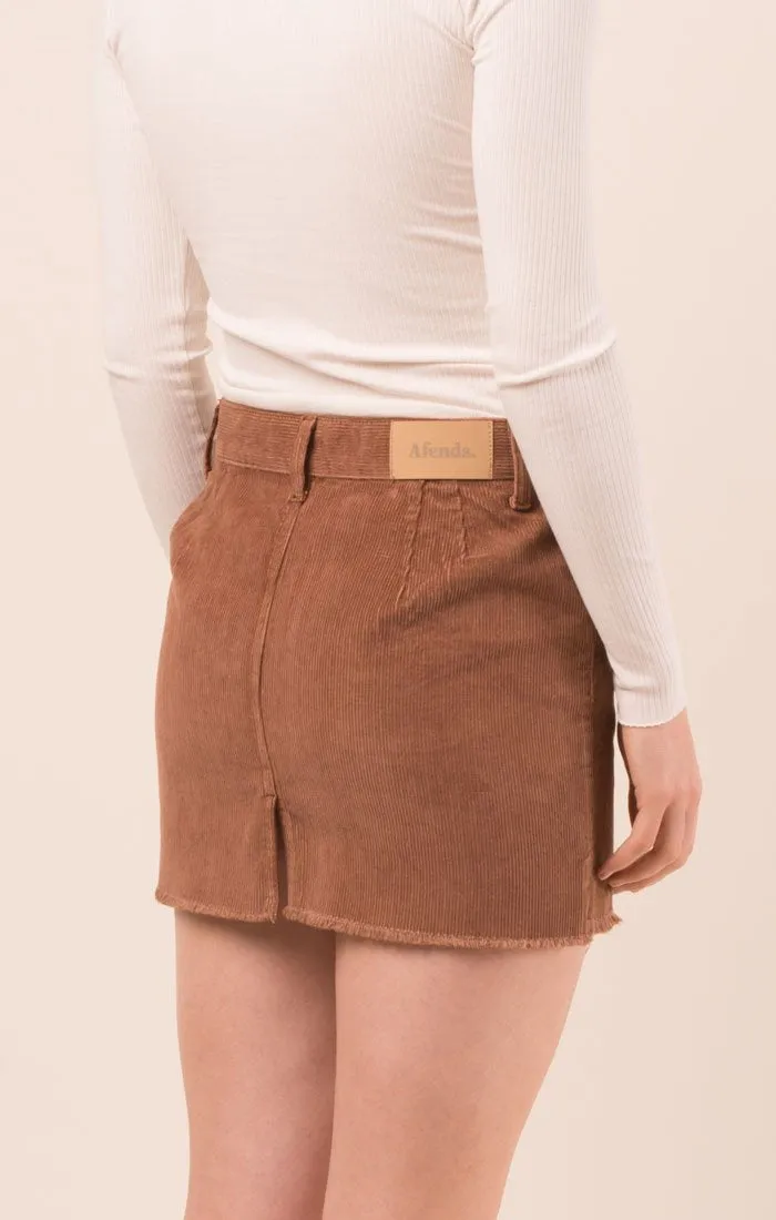 Afends Womens Coupe Cord - Corduroy Skirt