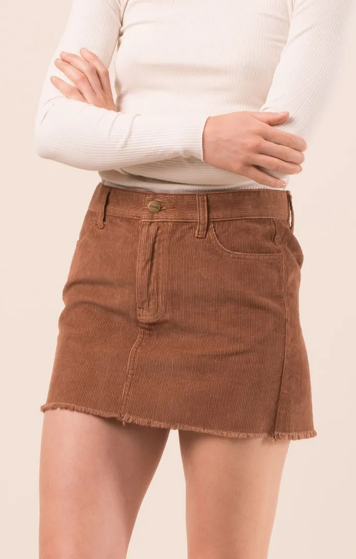 Afends Womens Coupe Cord - Corduroy Skirt