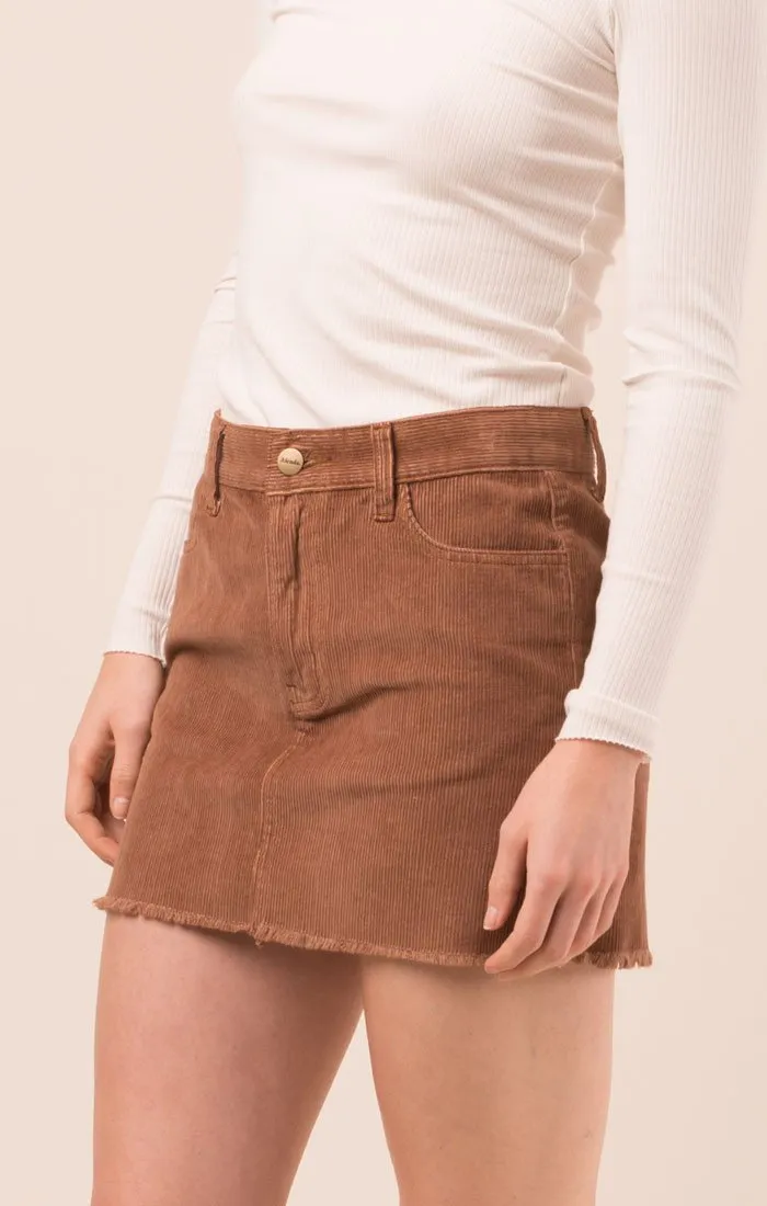 Afends Womens Coupe Cord - Corduroy Skirt