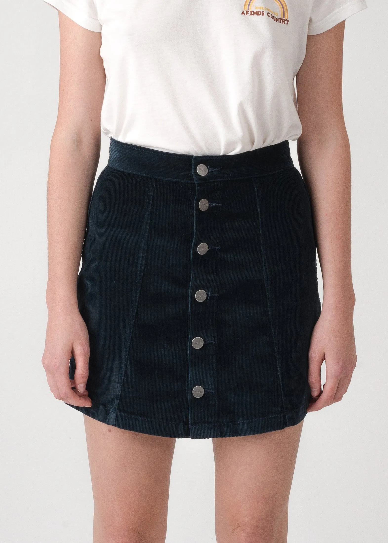 Afends Womens Jawbreaker - Corduroy Skirt