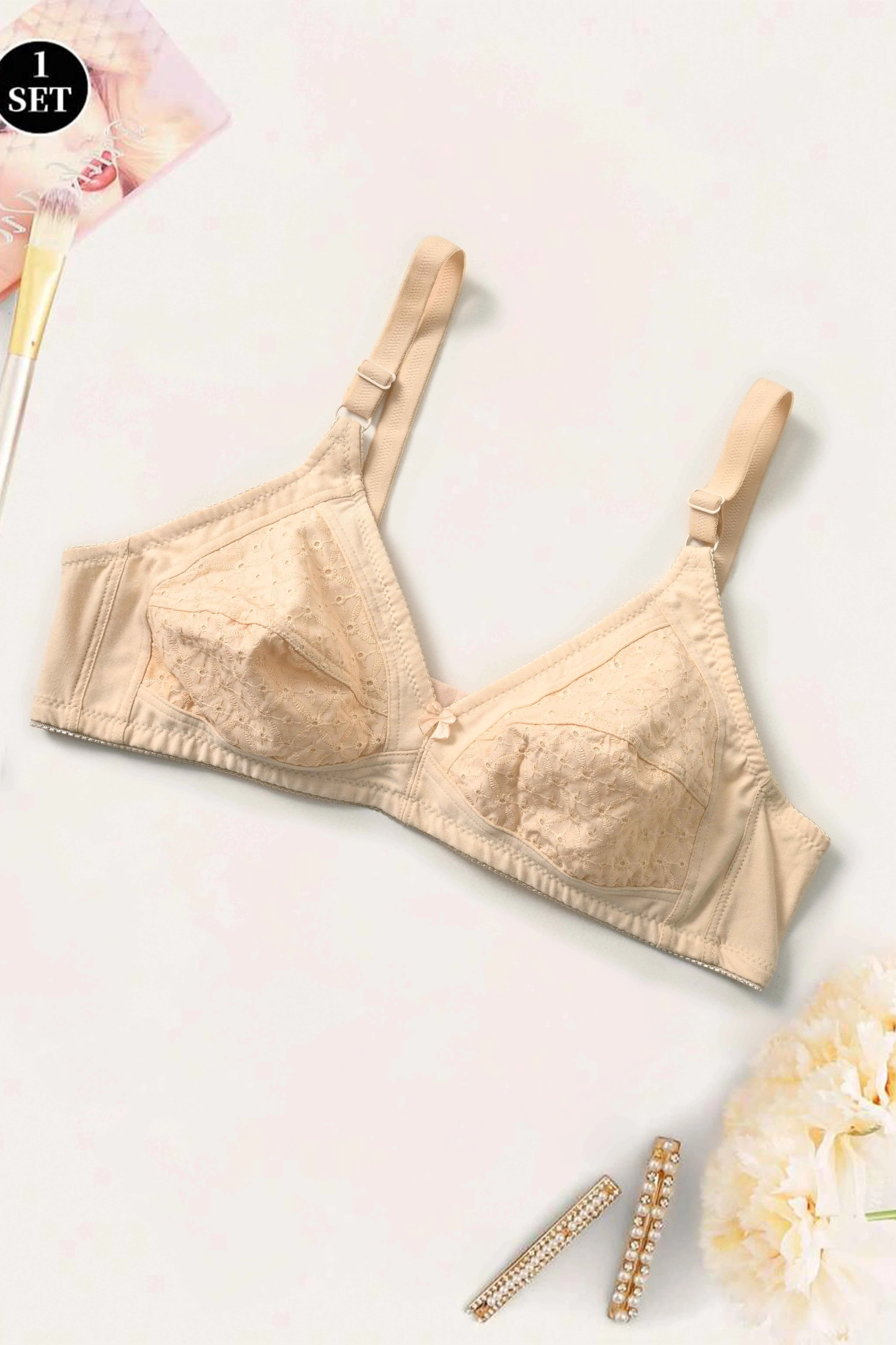 AFG Women's Chikankari Bra