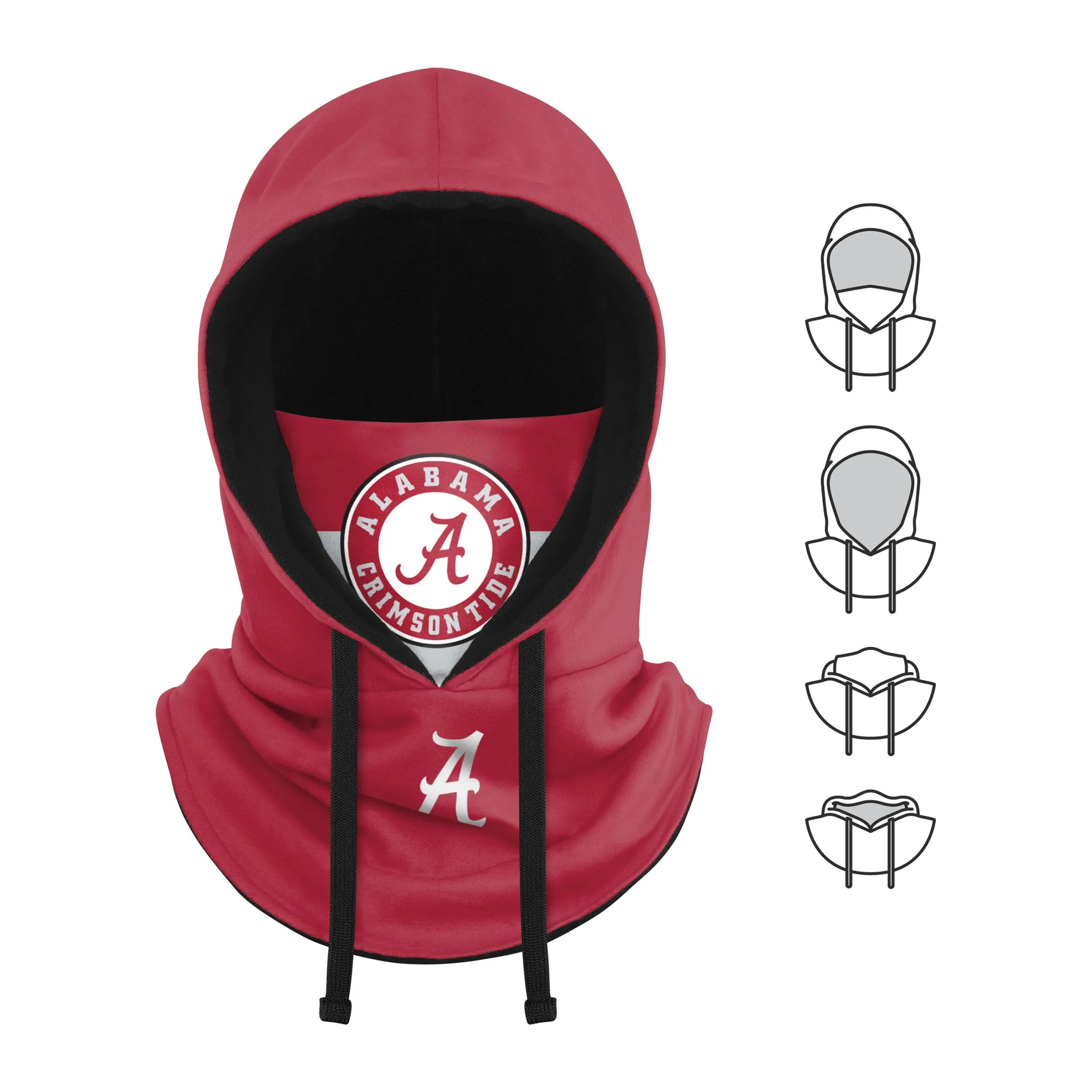 Alabama Crimson Tide NCAA Drawstring Hooded Gaiter