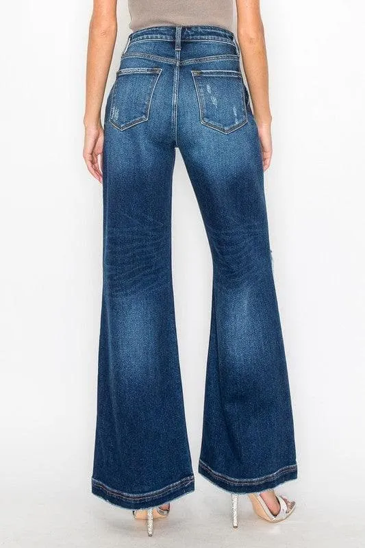 Artemis Vintage Ultra High Rise Relaxed Flare Jeans