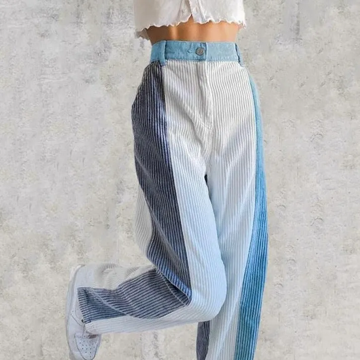 Baggy Hight waist Corduroy Pants