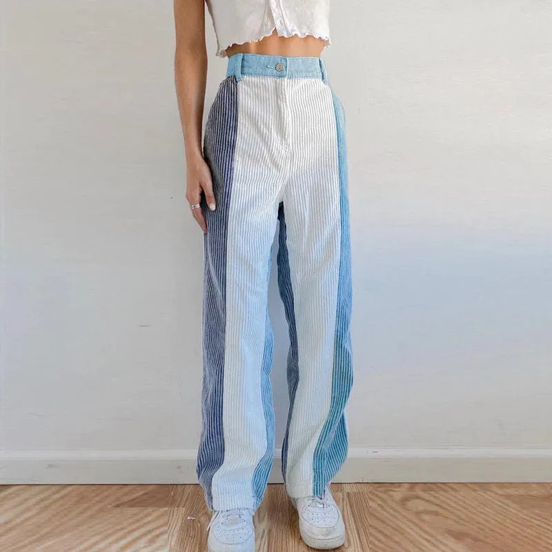 Baggy Hight waist Corduroy Pants