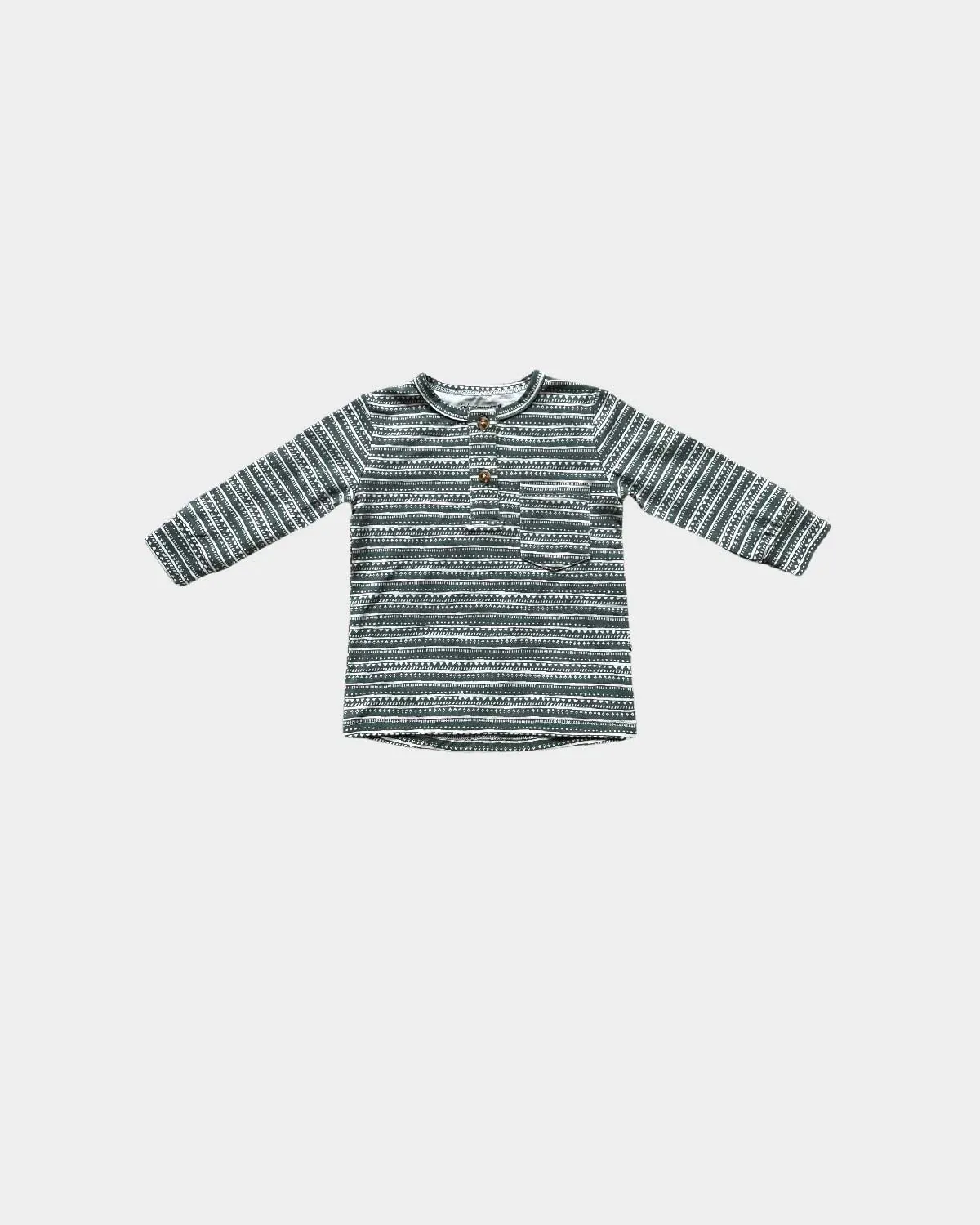 Bamboo Henley - Pine