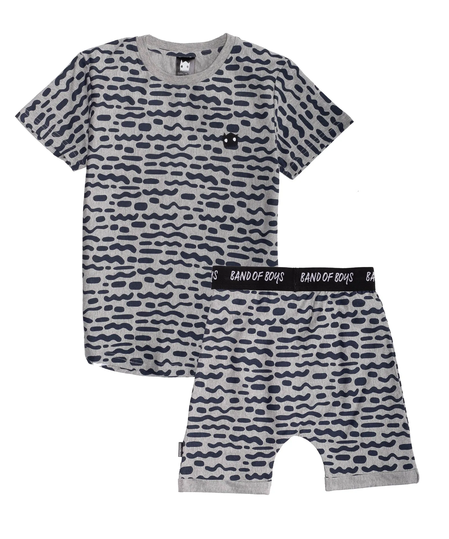 band of boys stripe repeat pj set