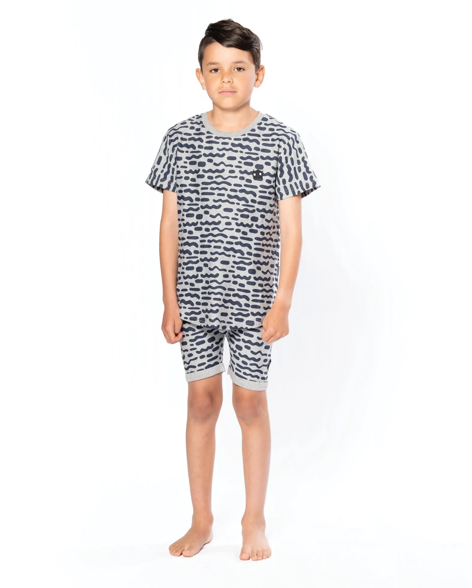 band of boys stripe repeat pj set