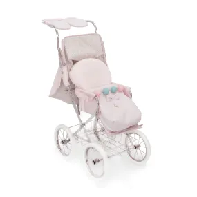 BebeLux Spanish Pale Pink'Sweet Big' Doll's Pushchair  -WINTER SET