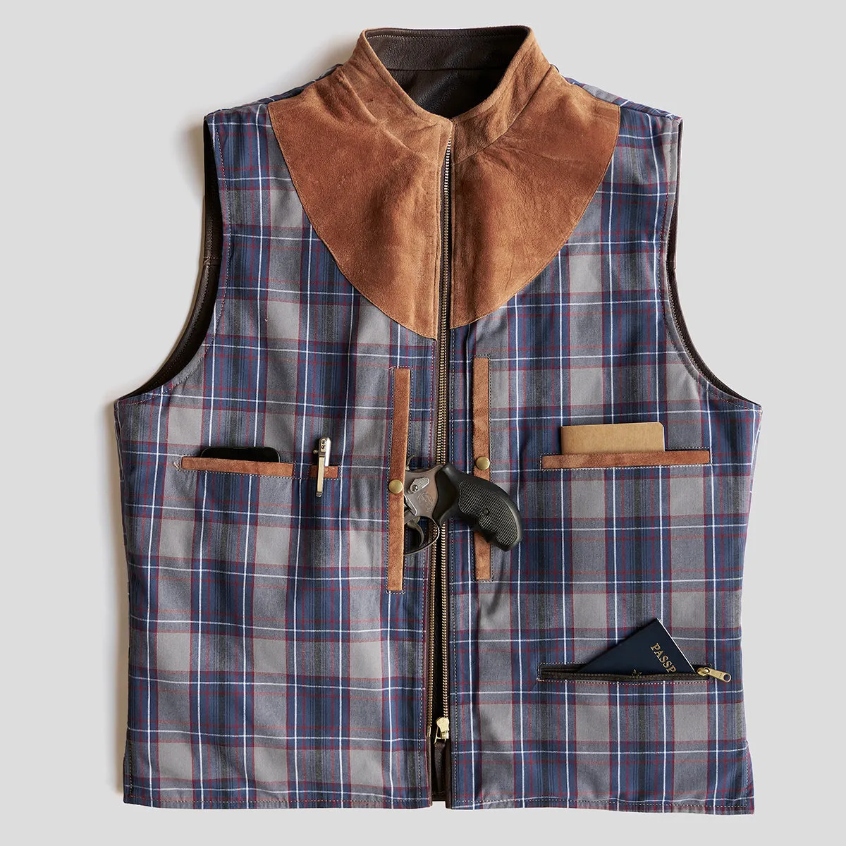 Bison Kodiak Travel Vest No.209 | Brown