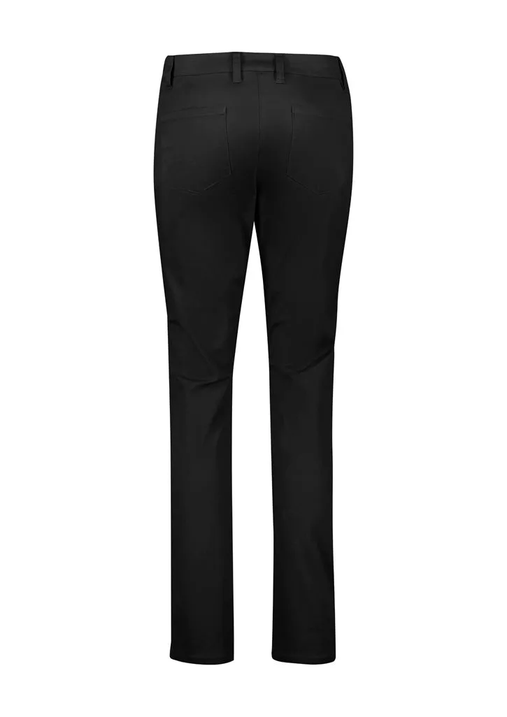 Biz Corporate  Womens Slim Leg Stretch Chino Pant (RGP263L)