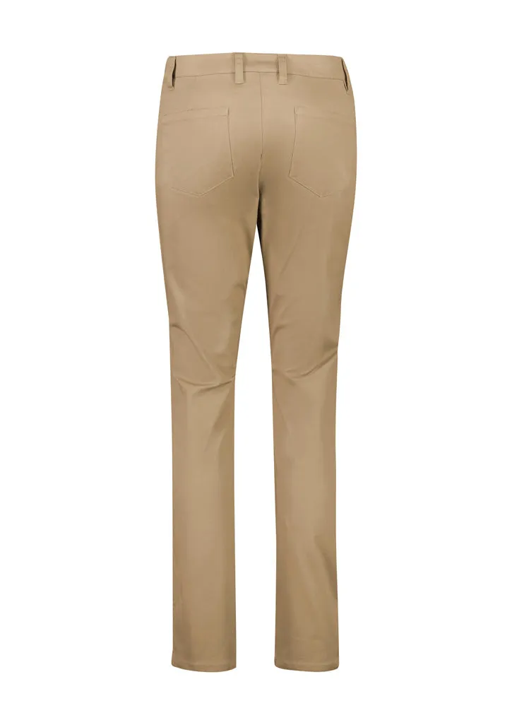 Biz Corporate  Womens Slim Leg Stretch Chino Pant (RGP263L)