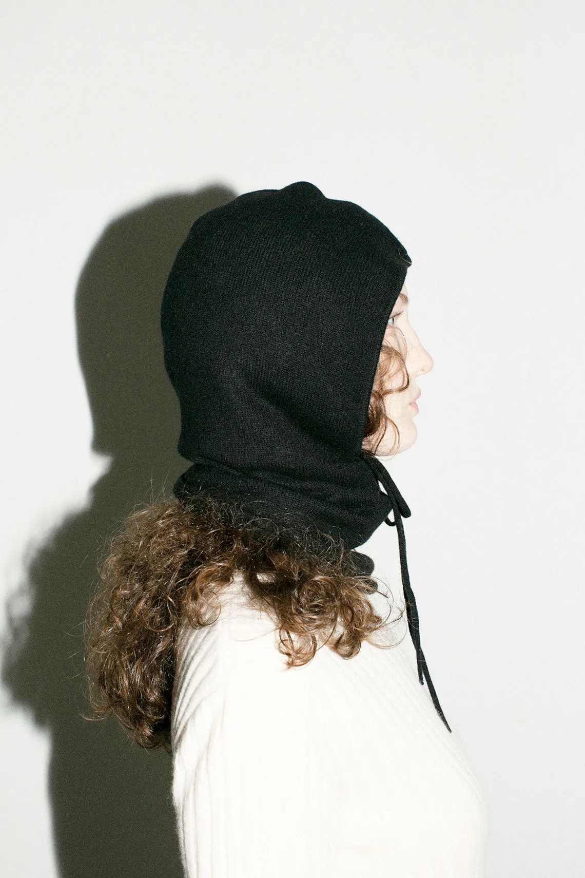 Black Cashmere Jackie Balaclava