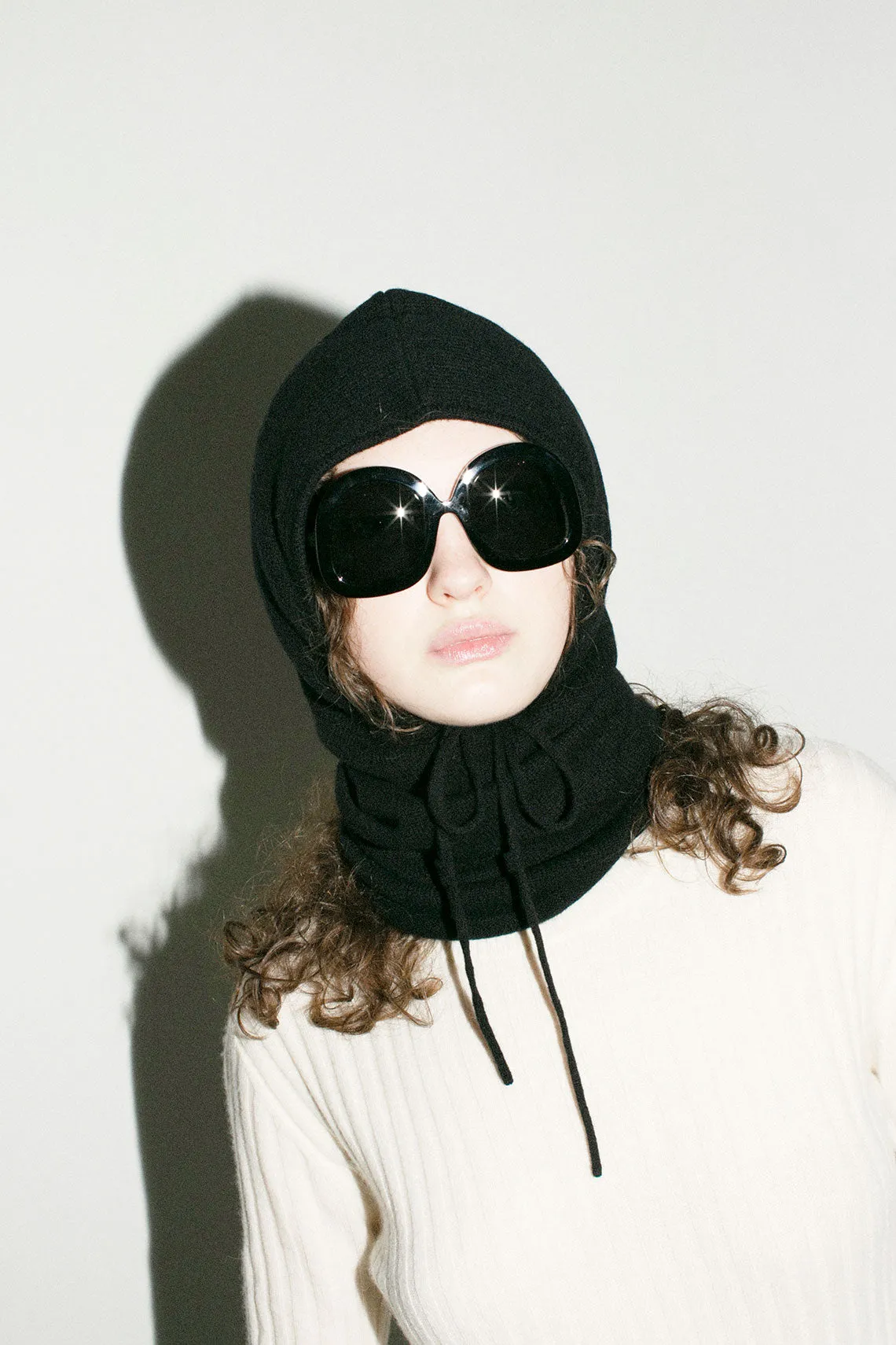 Black Cashmere Jackie Balaclava