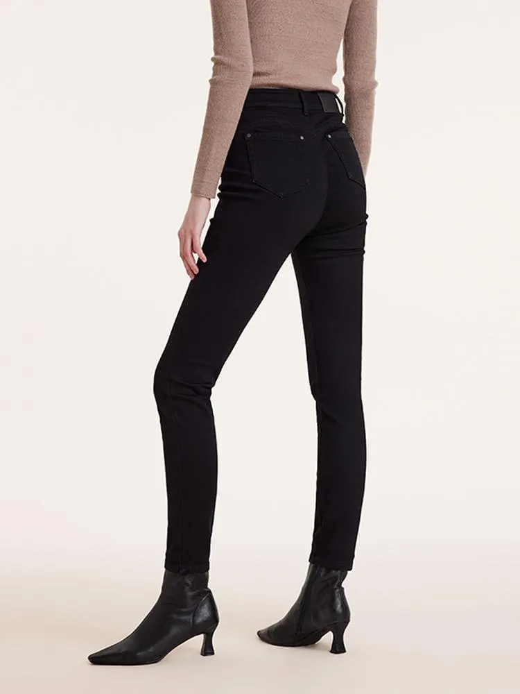 Black Denim Skinny Jeans