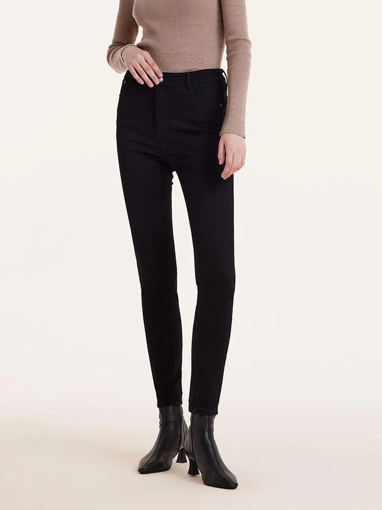 Black Denim Skinny Jeans