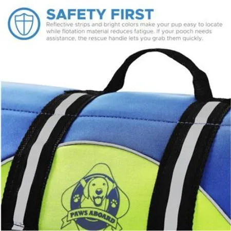 Blue & Yellow Neoprene Life Jacket