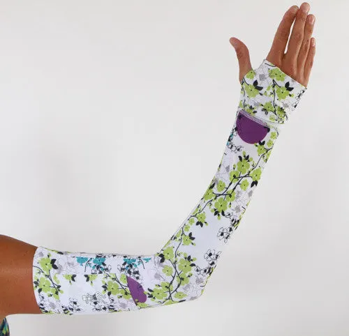 Blue Blossom Arm Sleeves XS