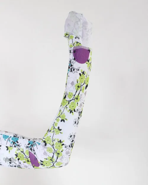 Blue Blossom Arm Sleeves XS