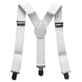 Braces White Suspenders