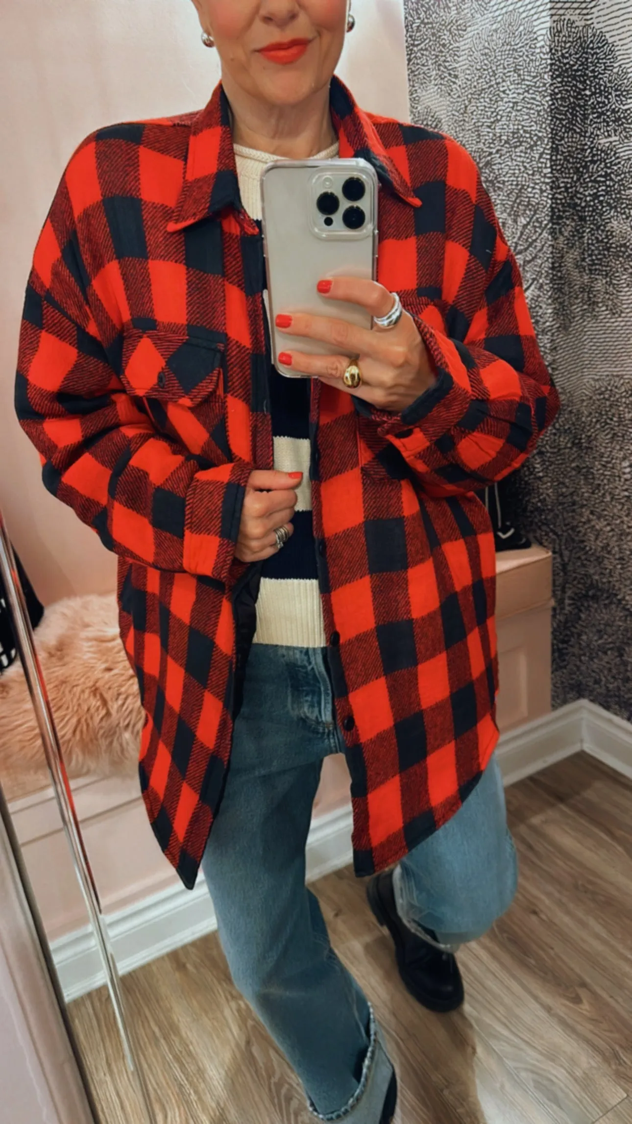 Buffalo Plaid 'CPO' Shirt Jacket