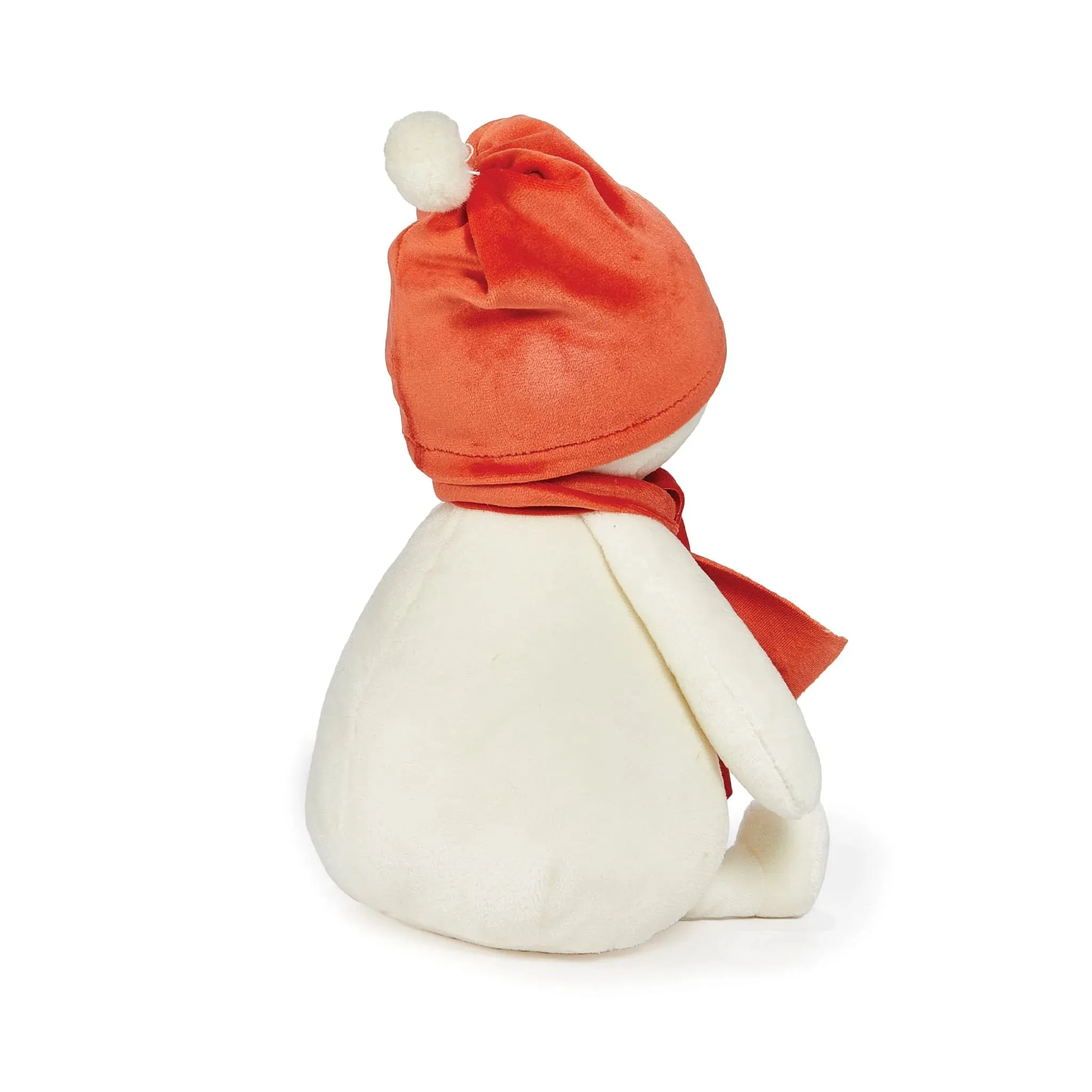 Bunnies by the Bay Snowman Soft Toy with Hat and Scarf