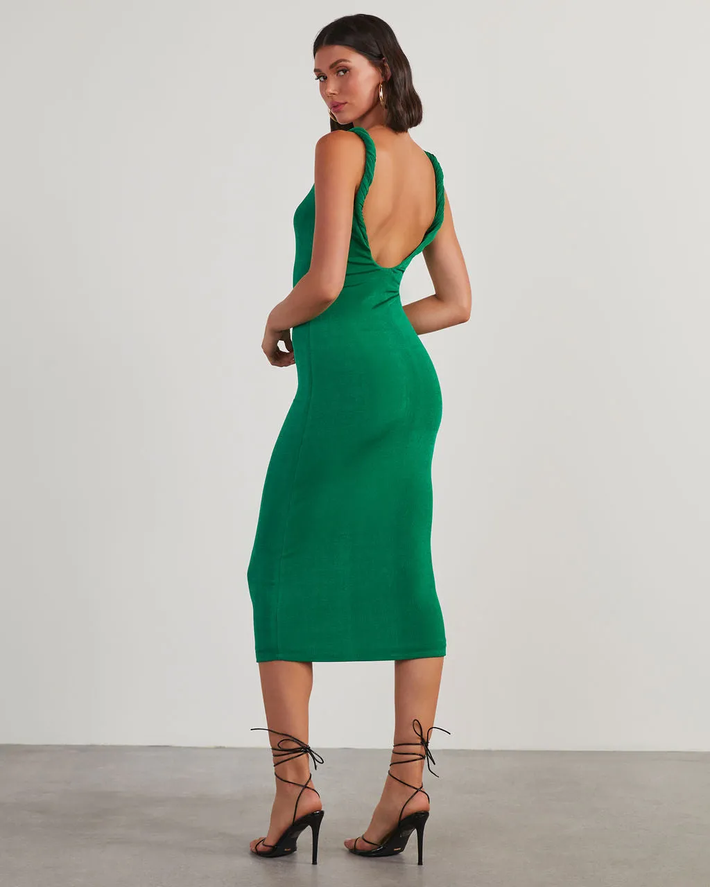 Calhoun Slinky Knit Column Midi Dress