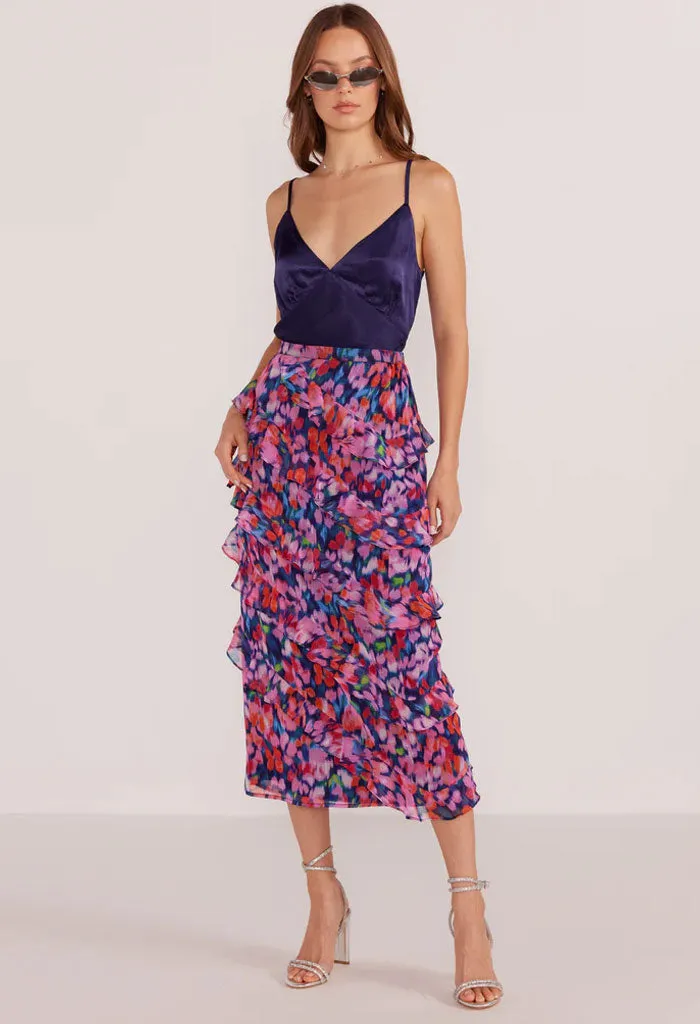 Calista Frill Midi Skirt