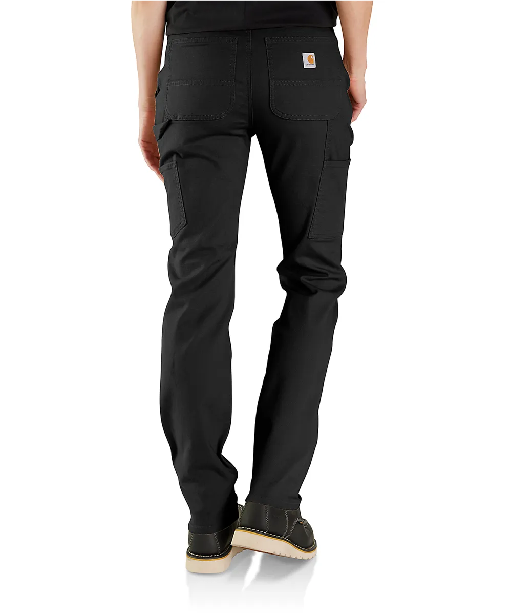 Carhartt Women's Relaxed Fit Canvas Work Pants - Black