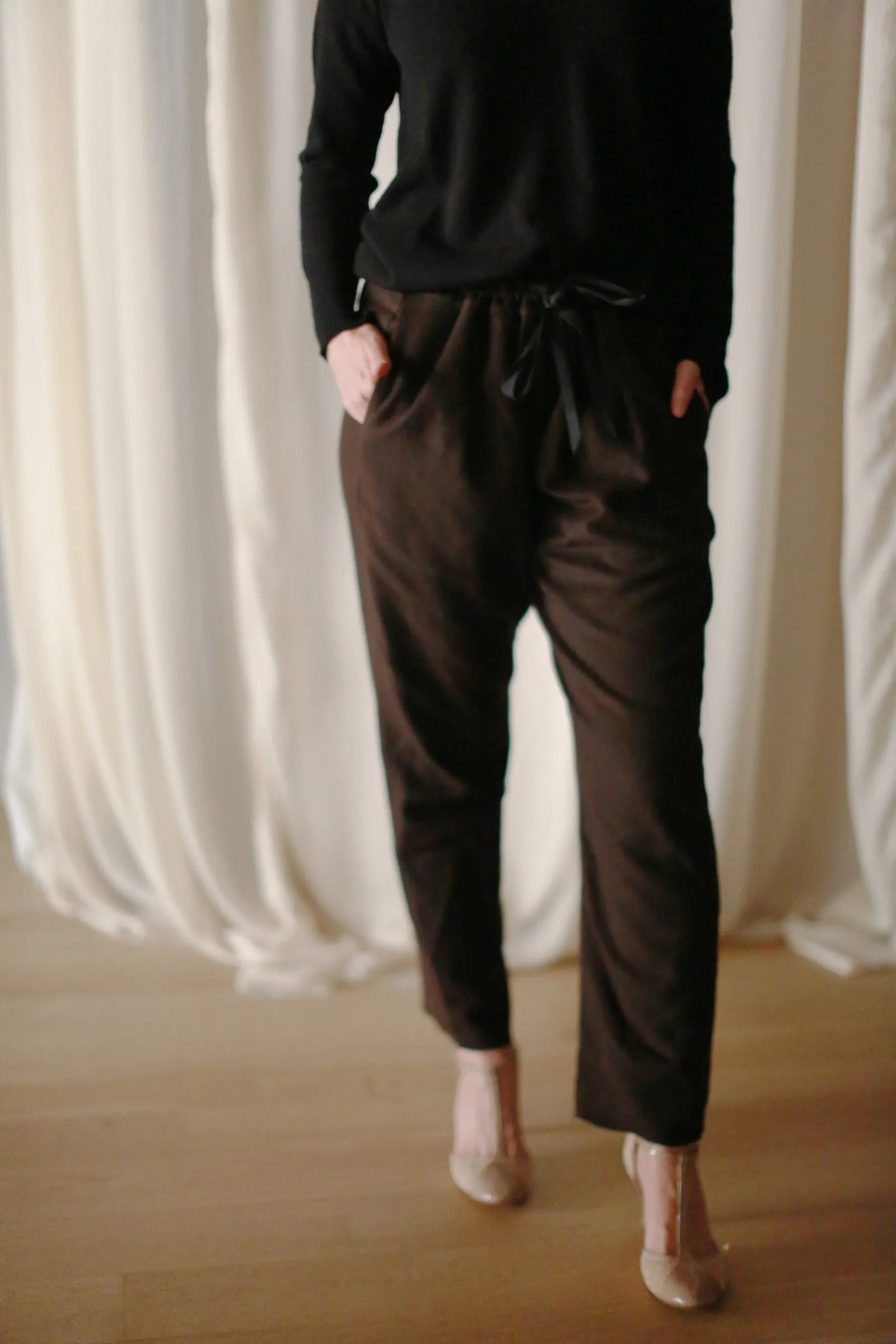 Cashmere Unisex Pants | Brown