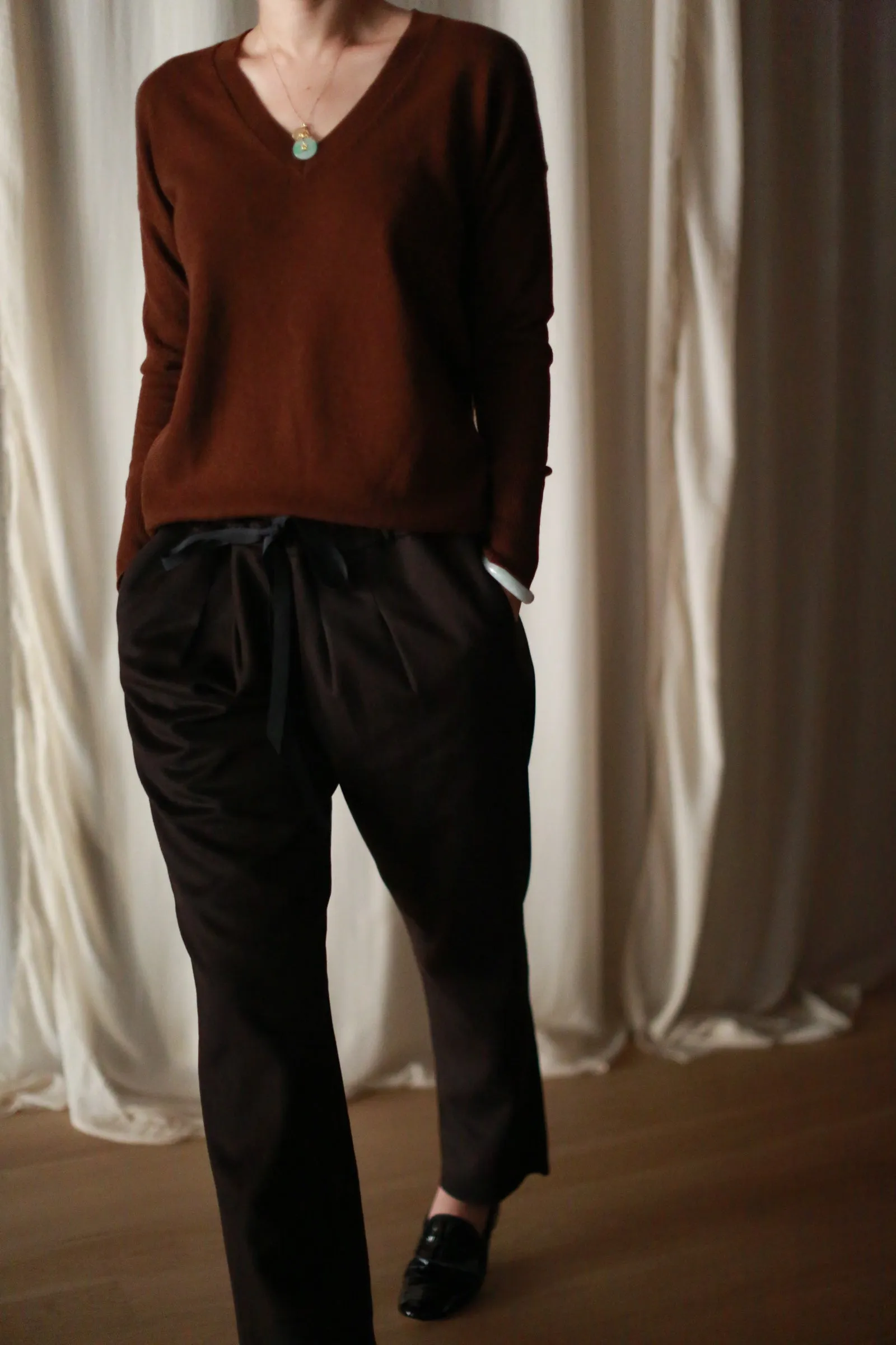 Cashmere Unisex Pants | Brown