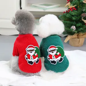 Christmas Fleece Dog Sweaters