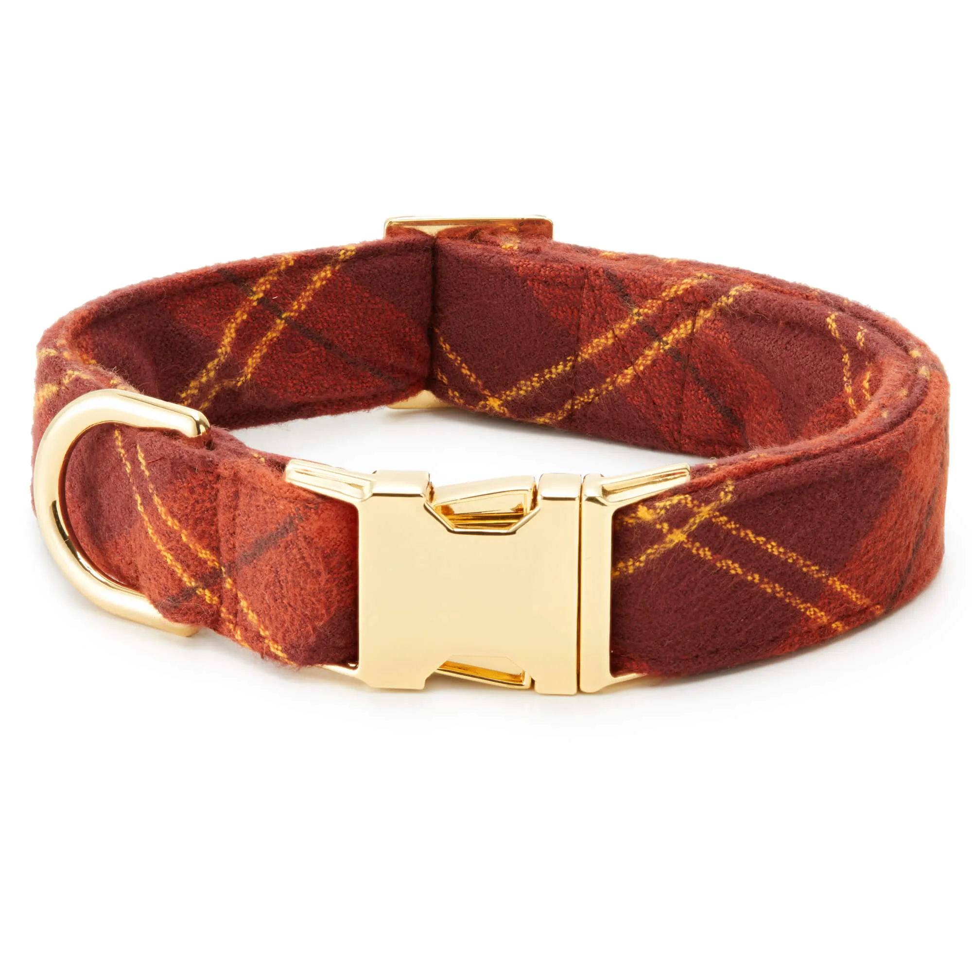 Cider Plaid Flannel Lady Bow Collar