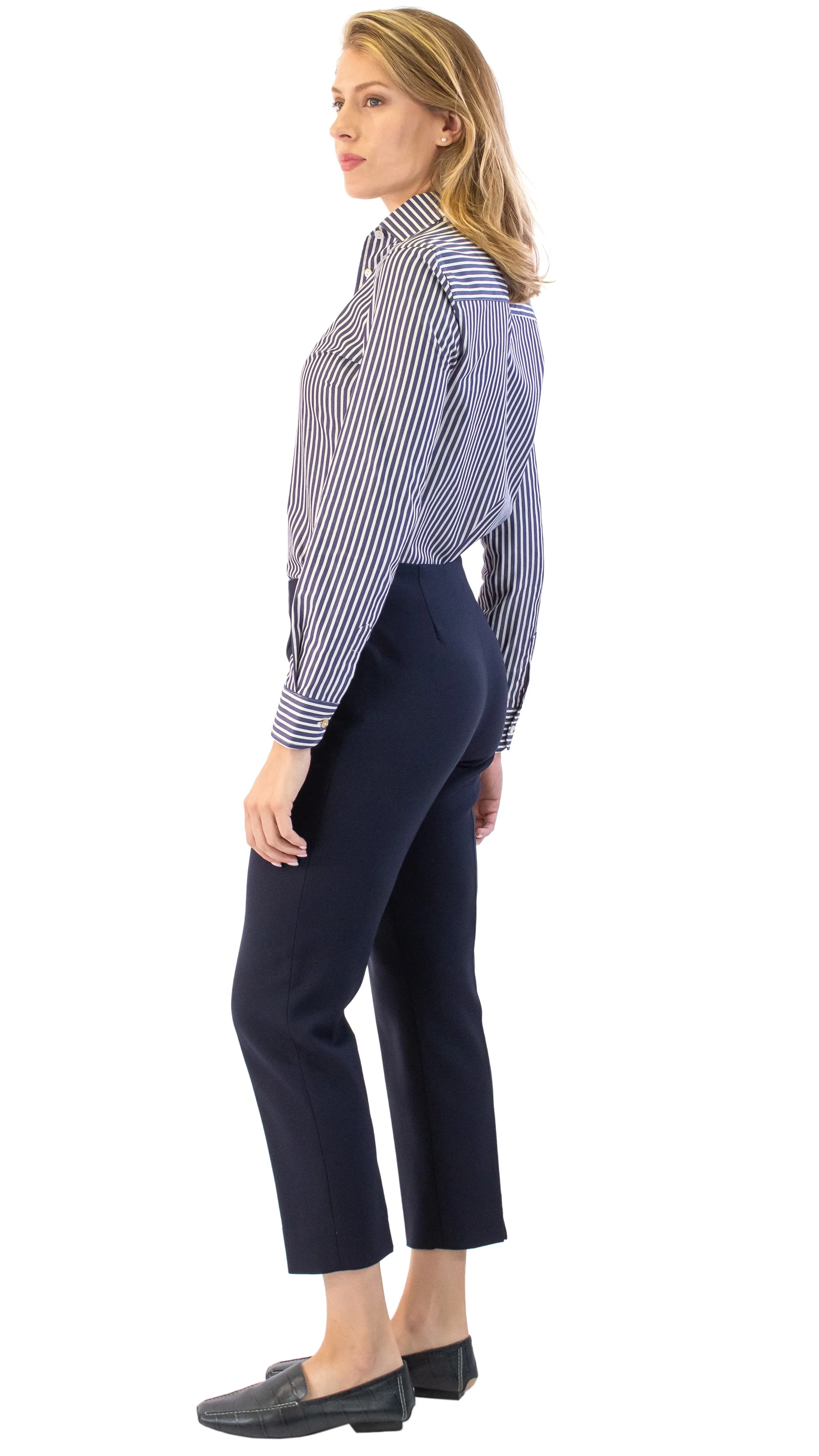 Cigarette Pants - Herebo Blue