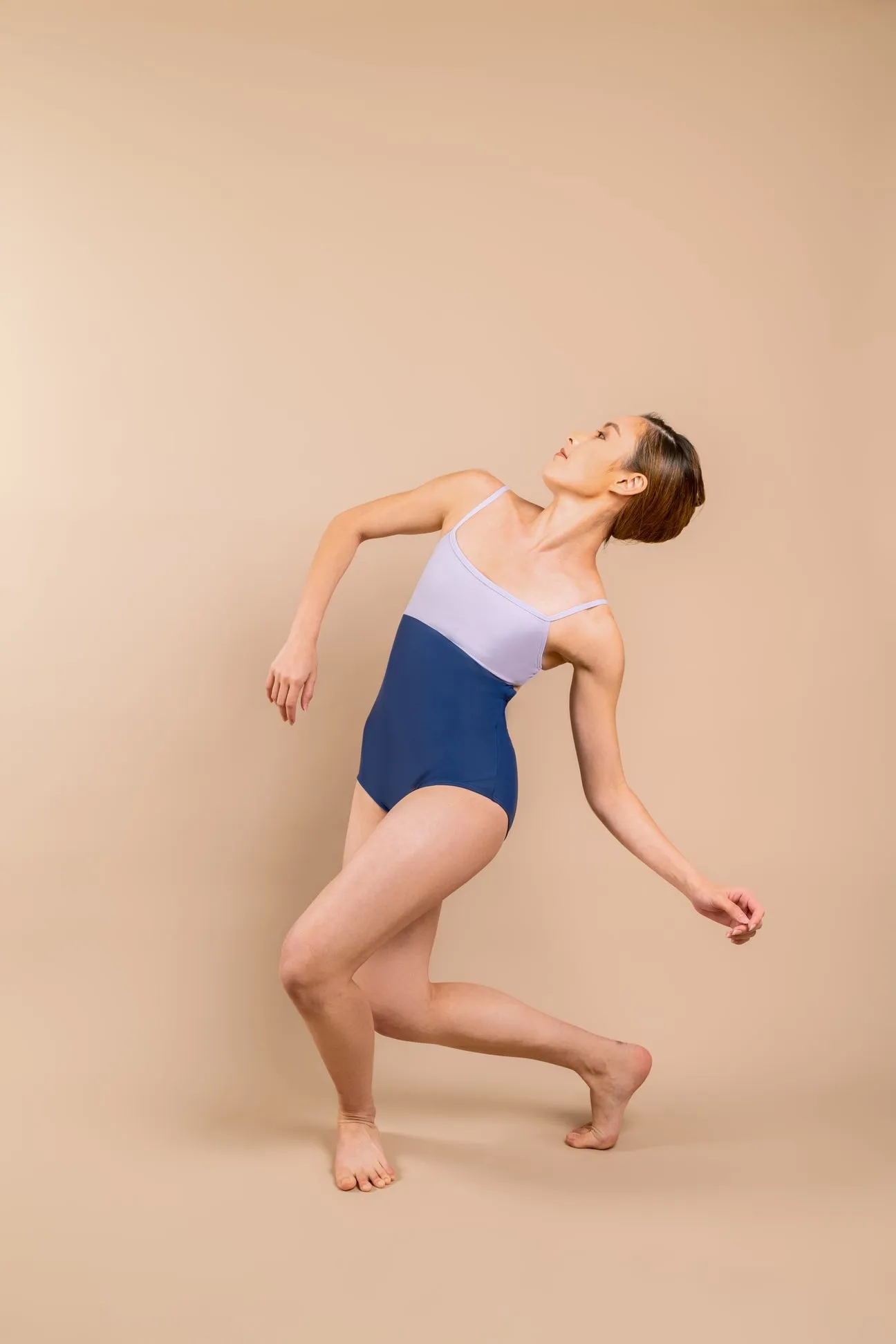 Colette Leotard Lavender-Royal Blue