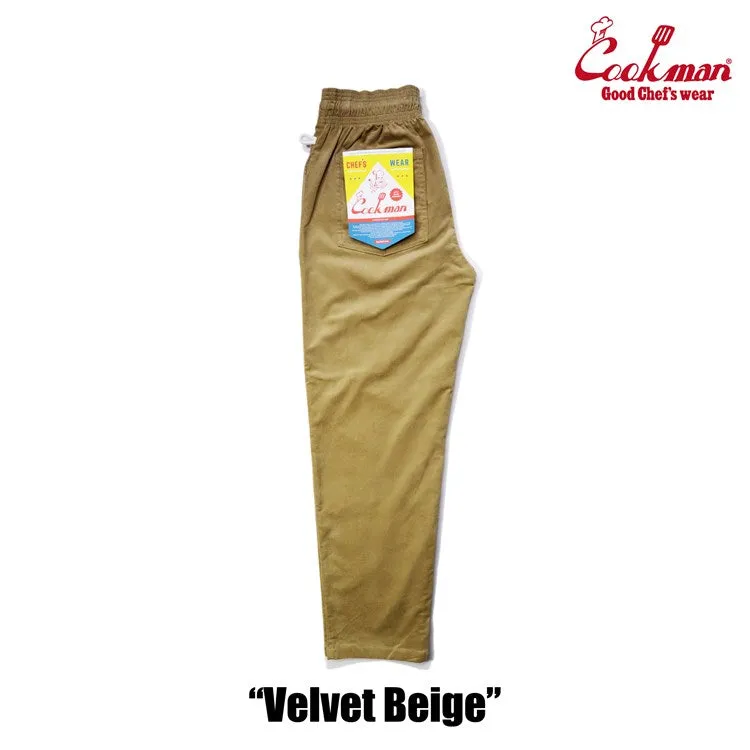 Cookman Chef Pants - Velvet : Beige