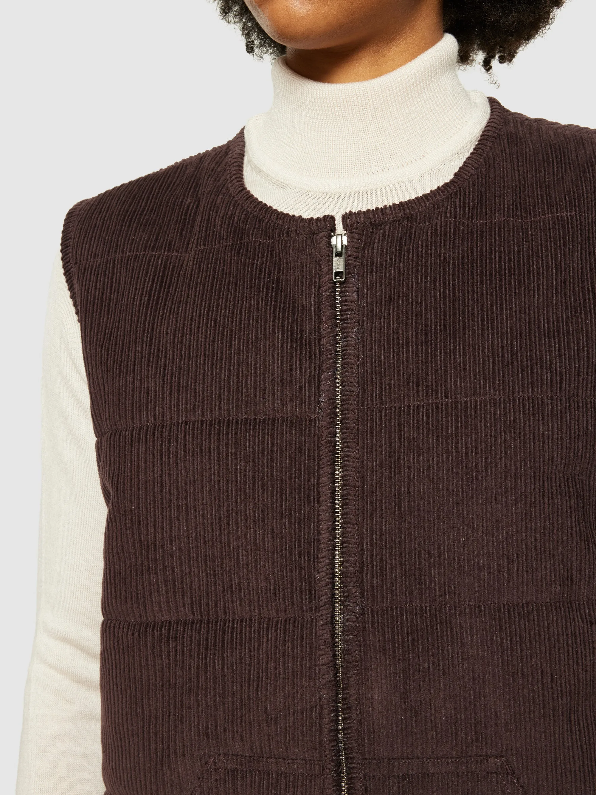 Corduroy overshirt - Chocolate Plum