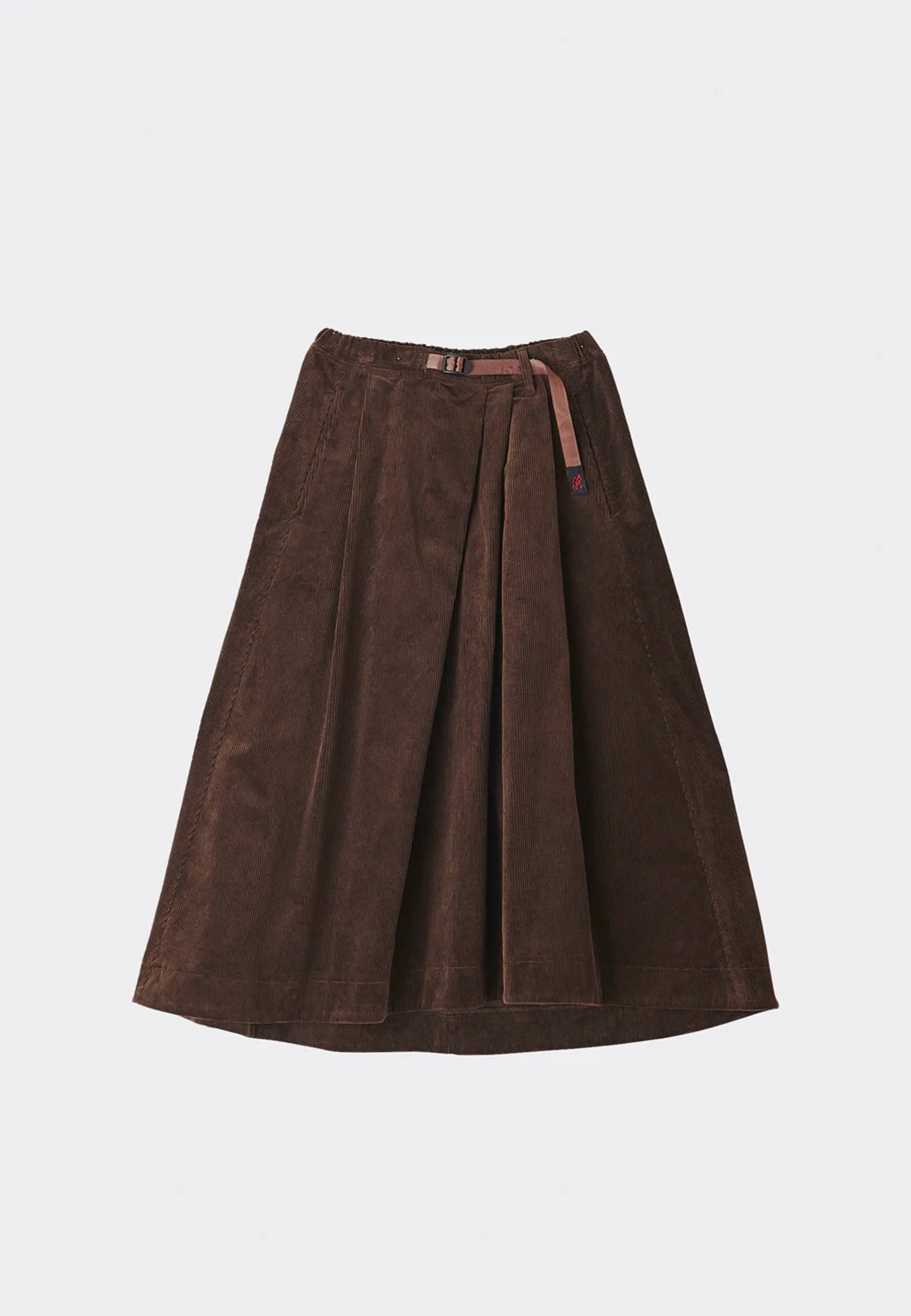 Corduroy Talecut Skirt - Dark Brown