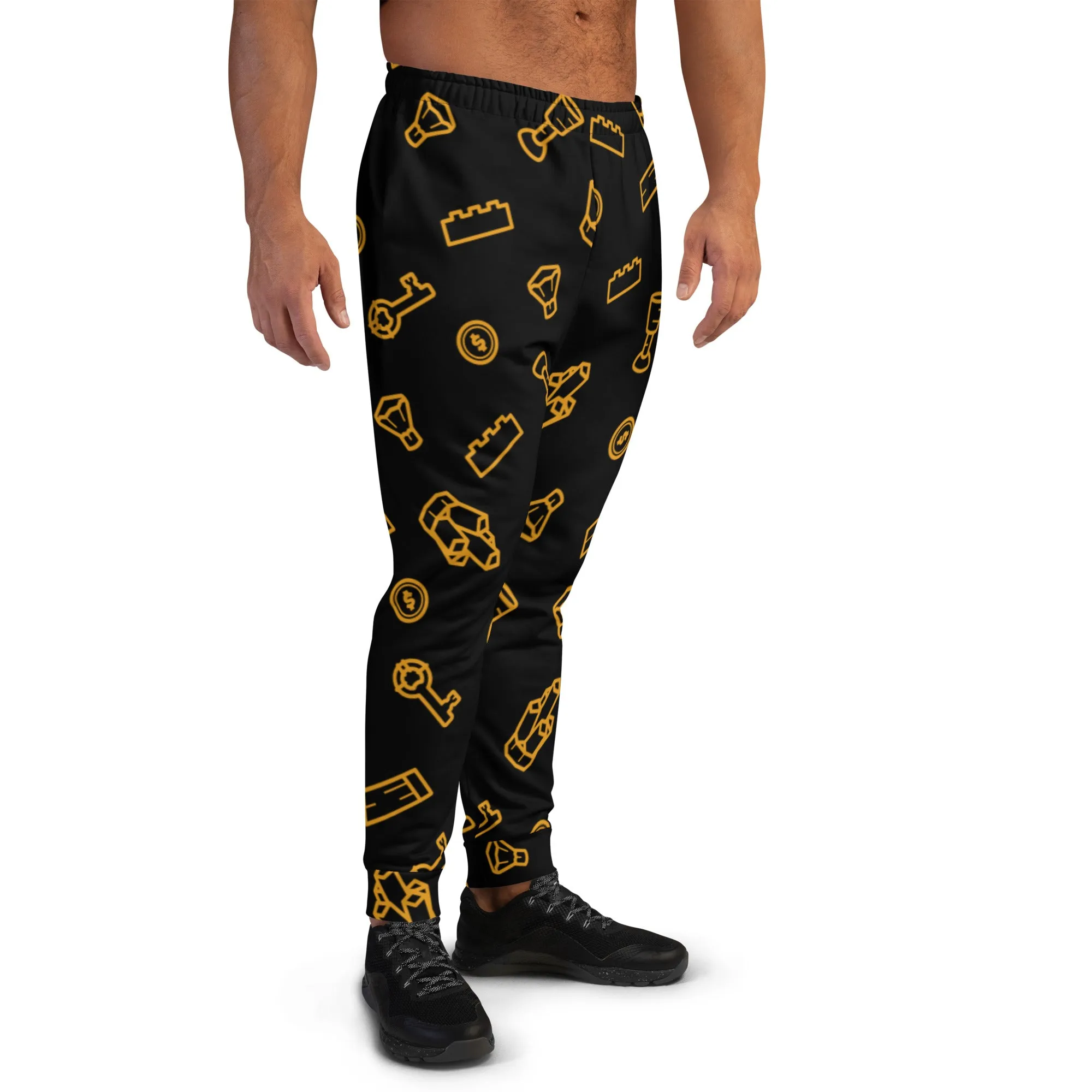 Custom Brick Parts Treasure Men's Joggers Pants