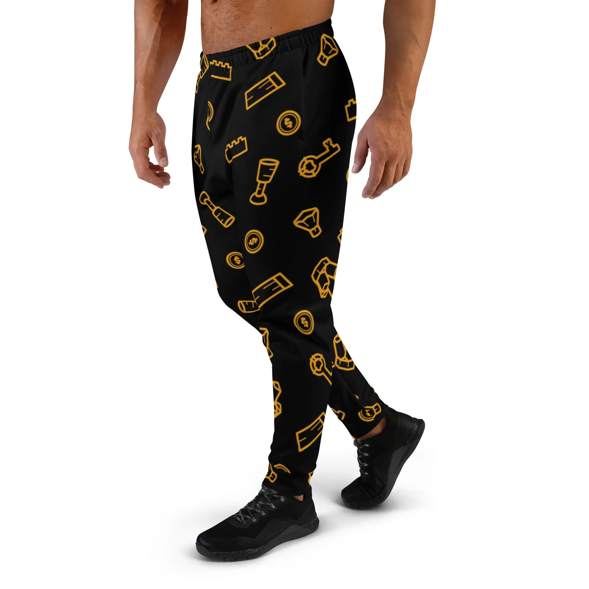 Custom Brick Parts Treasure Men's Joggers Pants