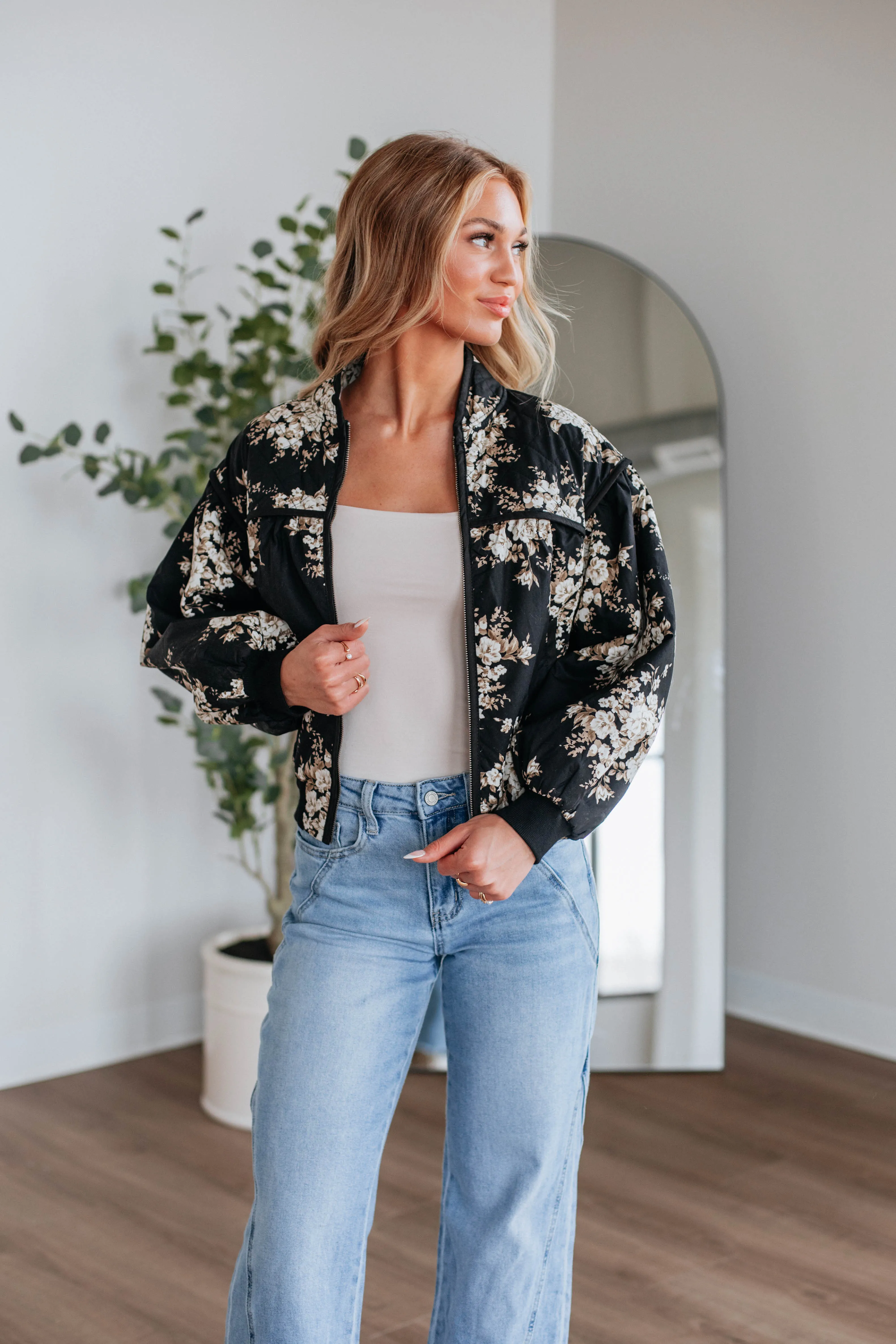 Dasha Quilted Bomber Jacket