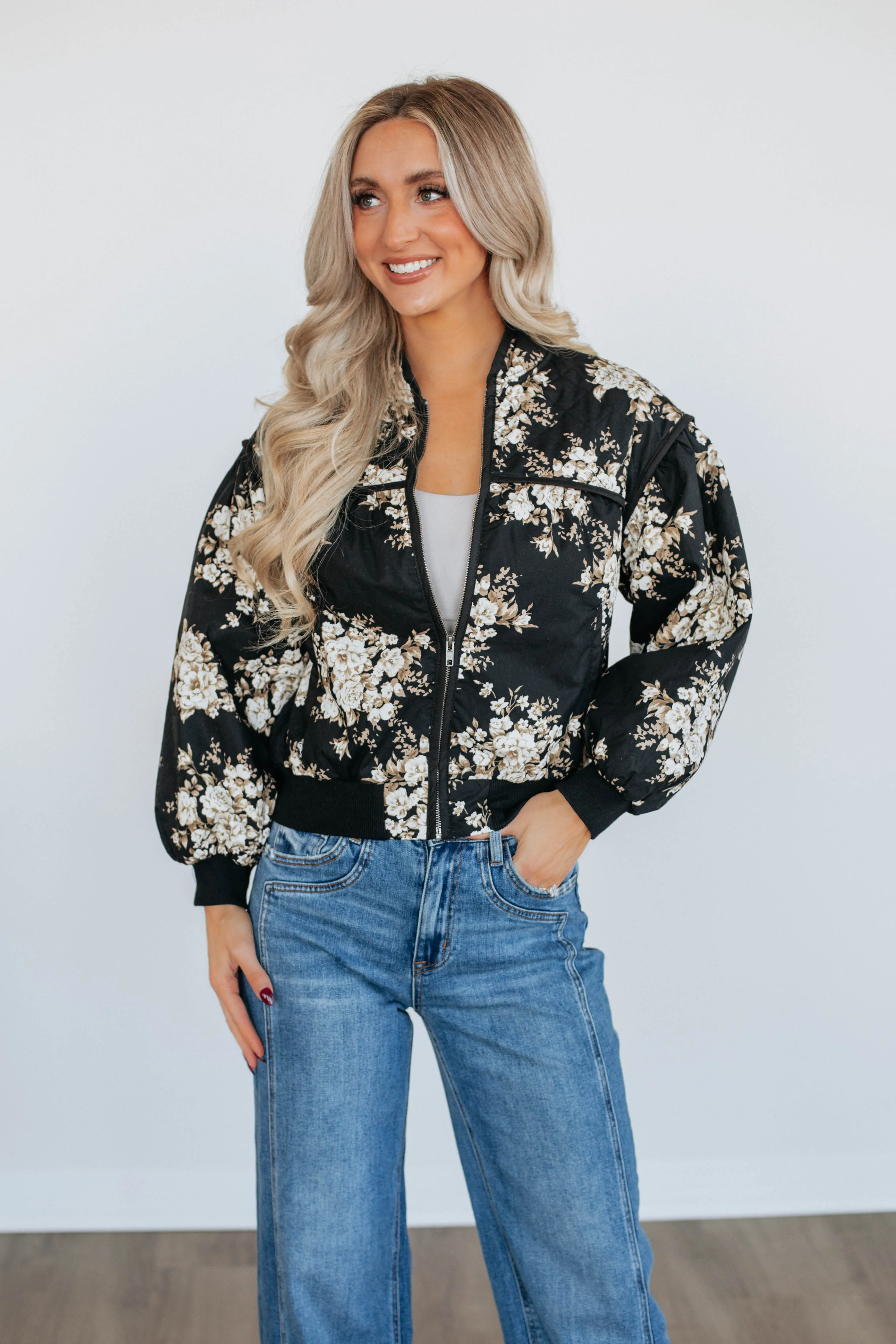 Dasha Quilted Bomber Jacket