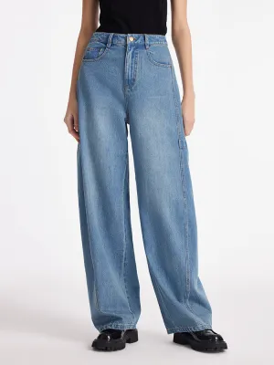 Denim Baggy Barrel Women Jeans