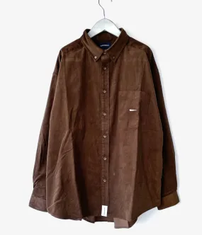 DESCENDANT/KENNEDY'S CORDUROY B.D. LS SHIRT (BROWN)