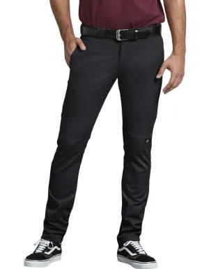 Dickies FLEX Skinny Straight Fit Double Knee Work Pants - Black