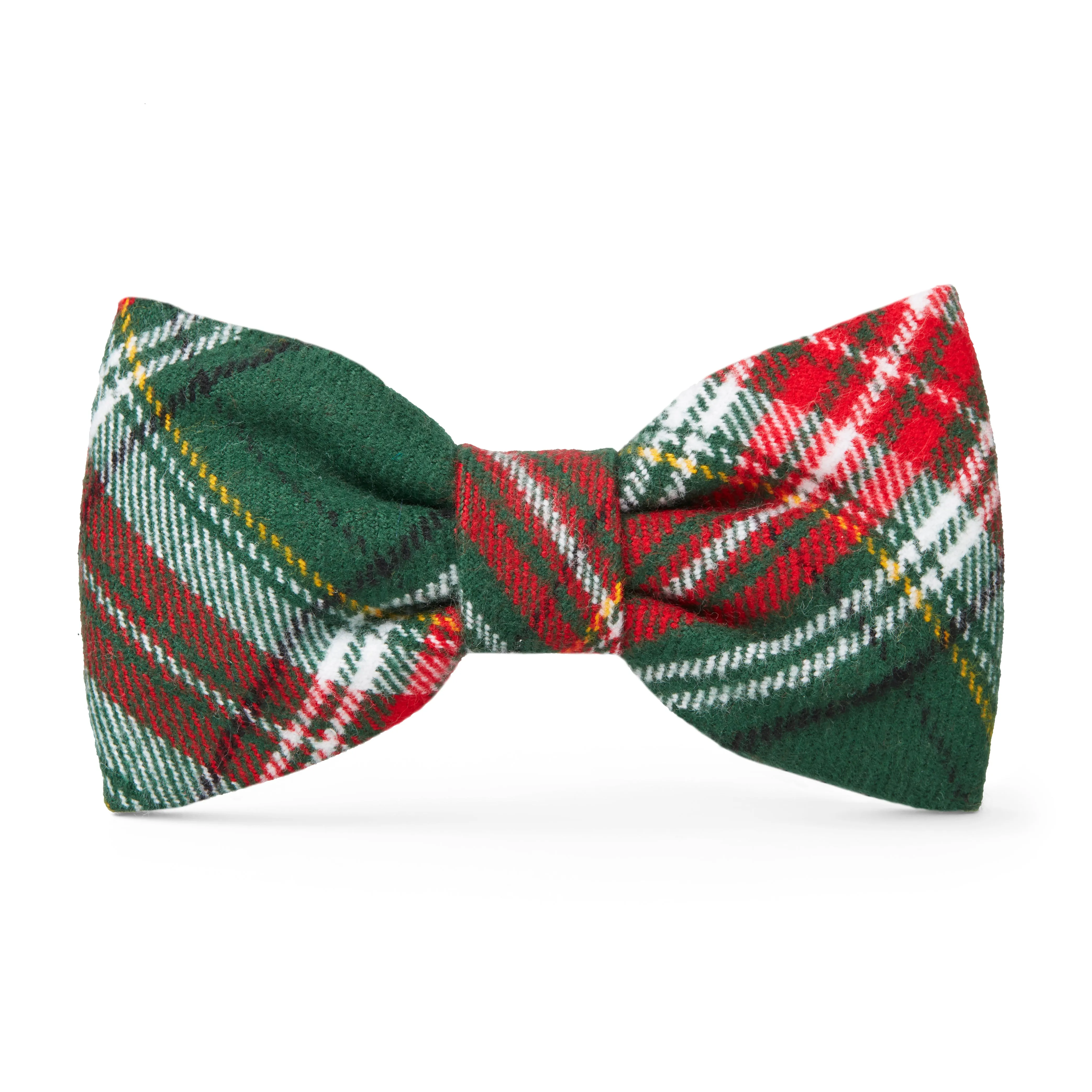 Dog and Cat Bowtie: Holly Jolly Flannel